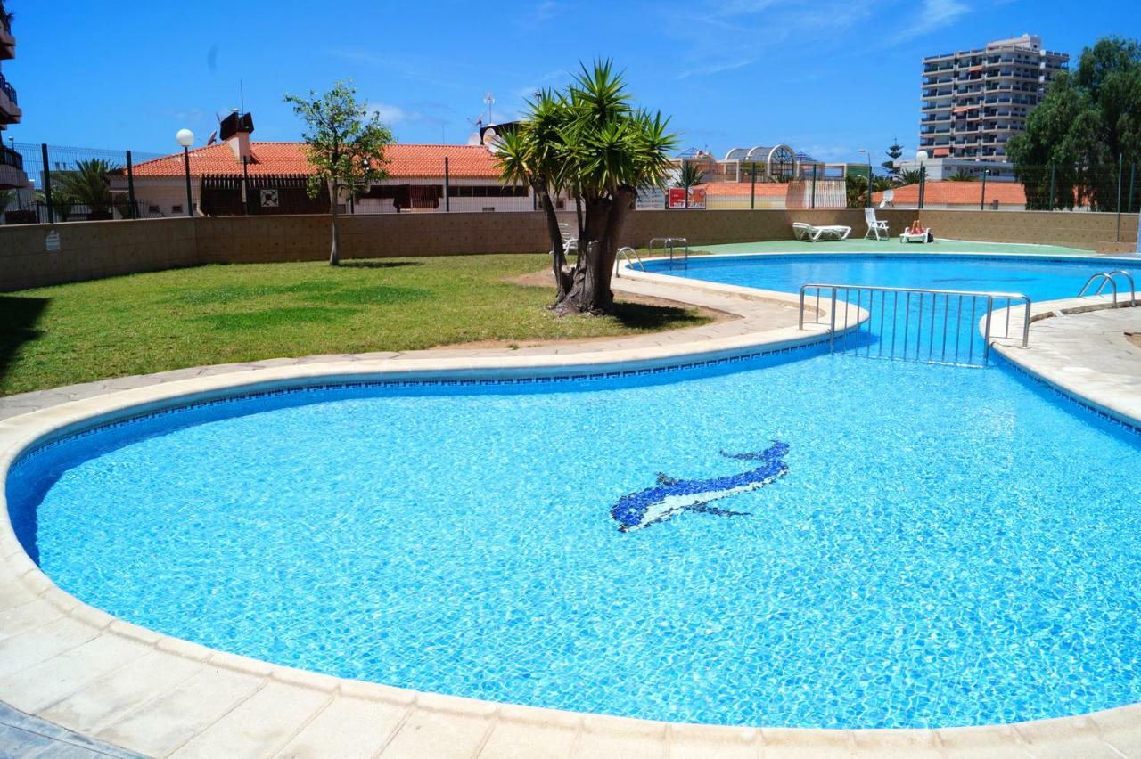 Espacioso Apartamento Primera Línea de Playa Los Cristianos  Exterior foto